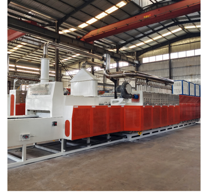 可控氣氛網帶爐生產線